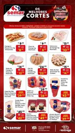 Semar Supermercado ofertas do Açougue - Pré-Visualização do folheto da loja Semar Supermercado, válido de 19.03.2026