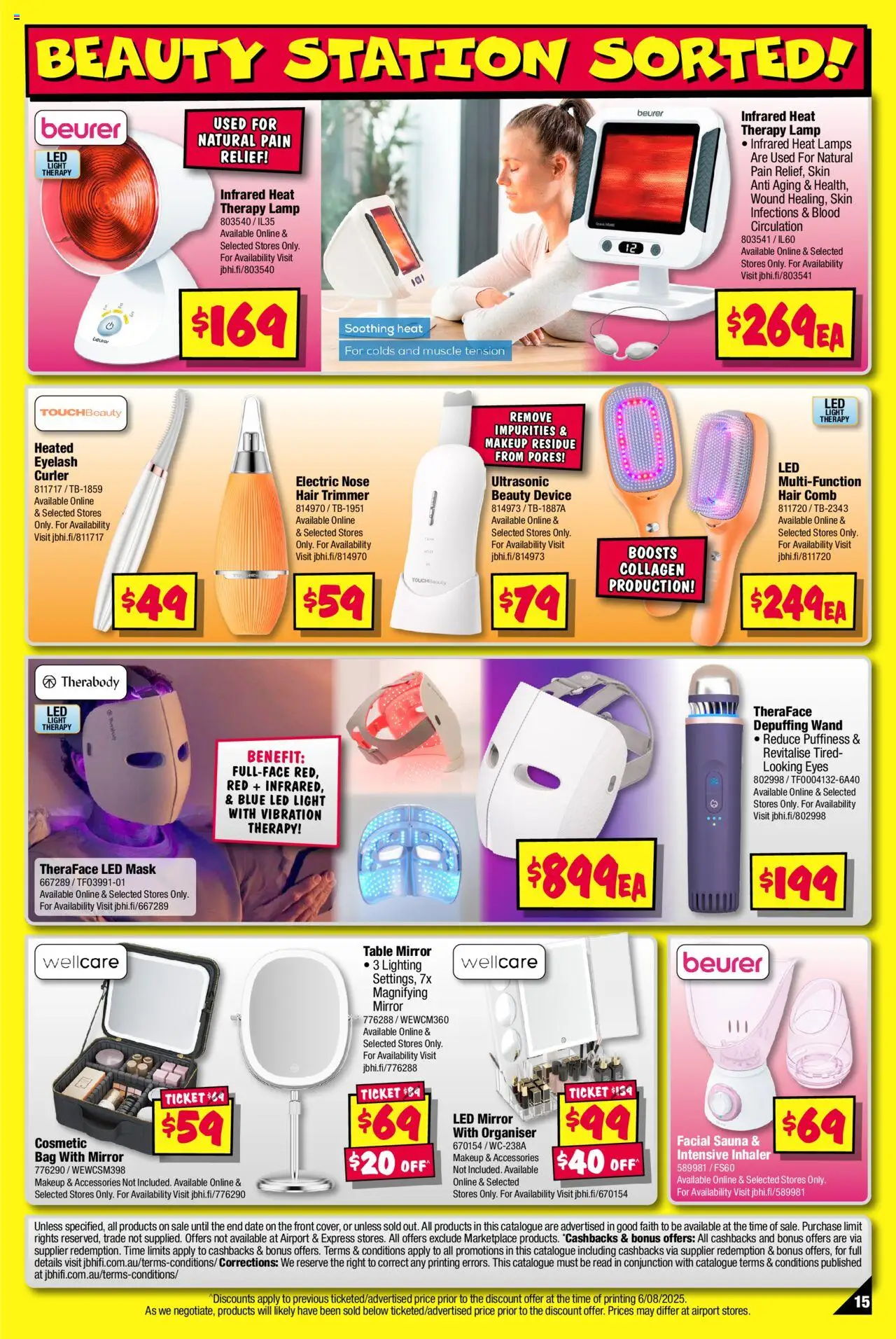 JB Hi-Fi catalogue - valid from 25.08.2025 | Page: 15 | Products: Table, Mirror, Accessories, Date