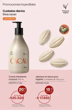 Vista previa Catálogo Natura Ciclo 3 válido desde el 09.02.2026 | Página: 38 | Productos: Cacao, Crema