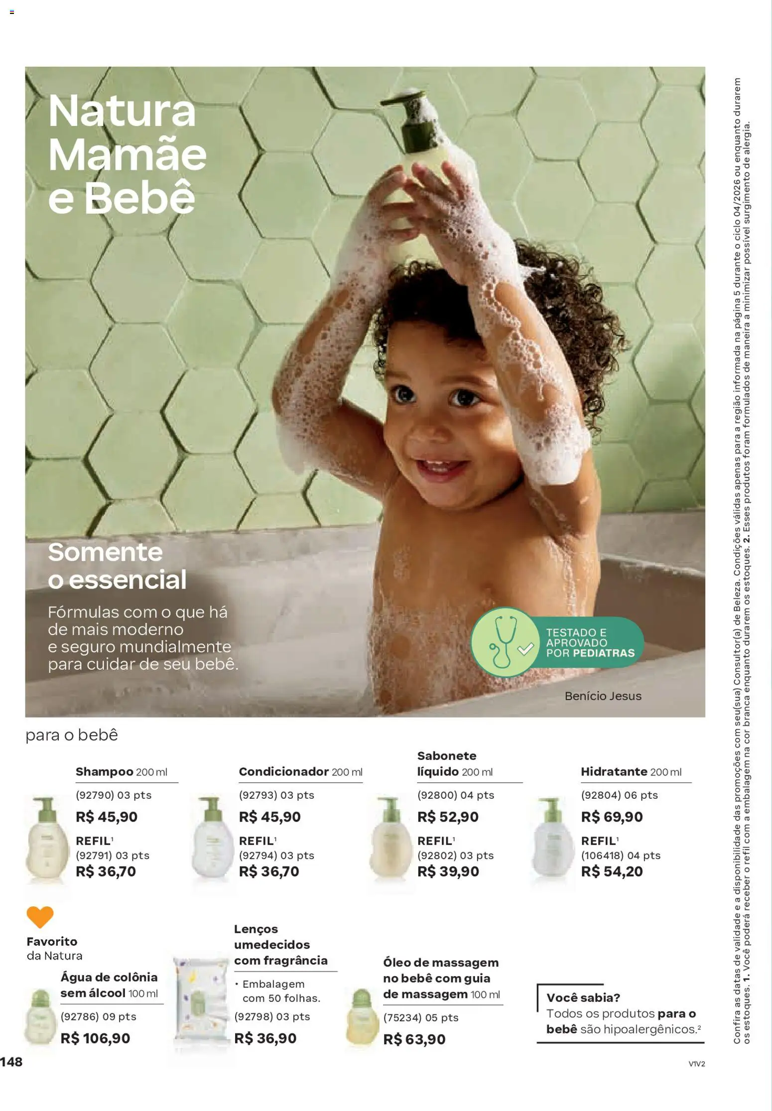Natura Folheto - válido de 19.02.2026 | Página: 148 | Produtos: Shampoo, Condicionador, Óleo, Sabonete