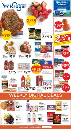 Preview of Kroger weekly ads valid from 08.10.2025 | Page: 1