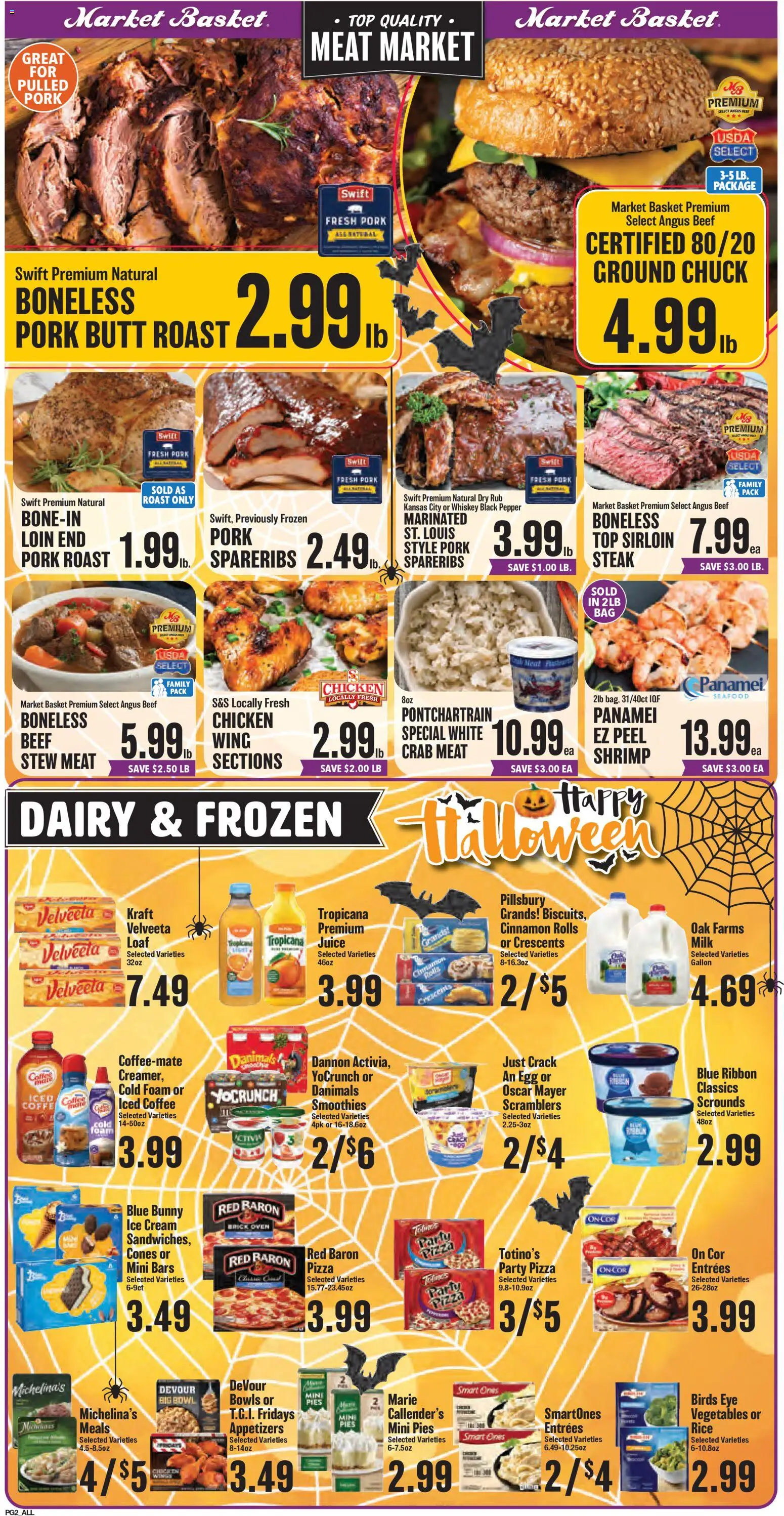 Market Basket Weekly Ad - valid from 29.10.2025 | Page: 2 | Products: Basket, Coffee, Vegetables, Pepper