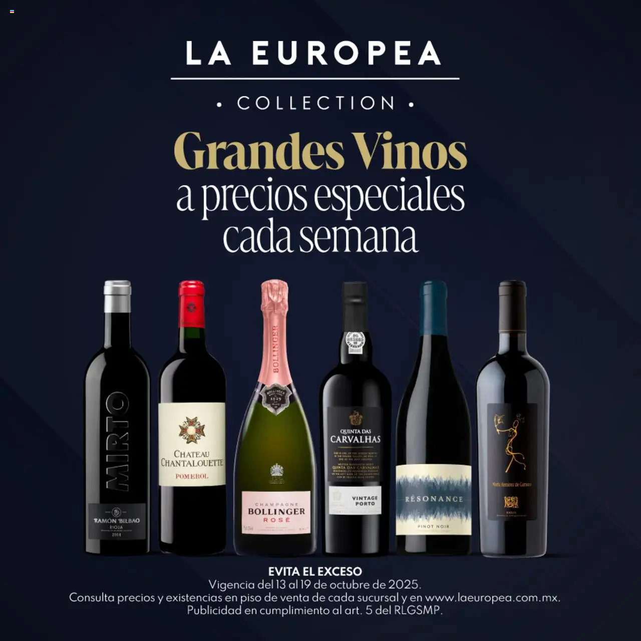 Nuevas ofertas de La Europea válidas en toda la República Mexicana desde el 13.10.2025. ¡Encuentra las mejores ofertas en La Europea - Catálogo! | Página: 1 | Productos: Champagne