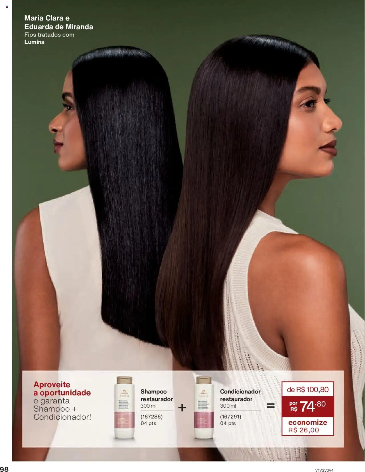 Natura Folheto - válido de 15.06.2025 | Página: 98 | Produtos: Shampoo, Condicionador