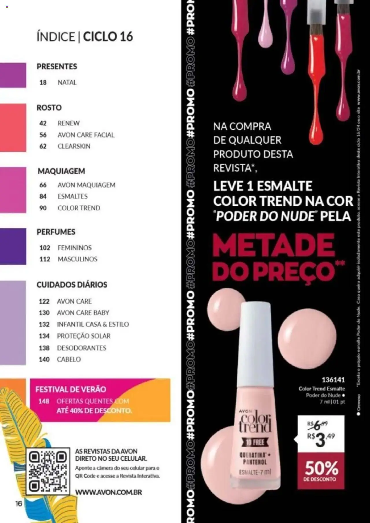 Avon Folheto - válido de 26.09.2025 | Página: 16 | Produtos: Maquiagem, Revista, Perfumes, Câmera