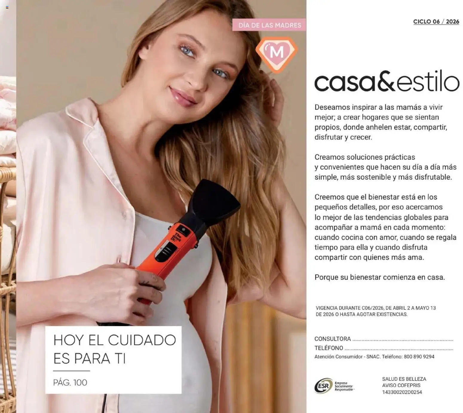 Nuevas ofertas de AVON válidas en toda la República Mexicana desde el 02.04.2026. ¡Encuentra las mejores ofertas en AVON Casa & Estilo 6 2026! | Página: 7 | Productos: Cocina, Teléfono