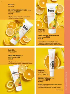 Nuevas ofertas de JAFRA válidas en toda la República Mexicana desde el 01.05.2025. ¡Encuentra las mejores ofertas en BÁLSAMO SUAVIZANTE PARA PIES 200 ML, Silky smooth foot balm.! | Página: 63 | Productos: Crema, Bálsamo, Suavizante