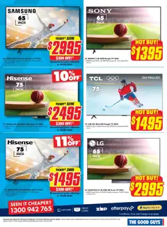 Preview of The Good Guys Don’t Miss These Deals - valid from 04.02.2026 | Page: 12 | Products: Tv, Smart tv, Screen