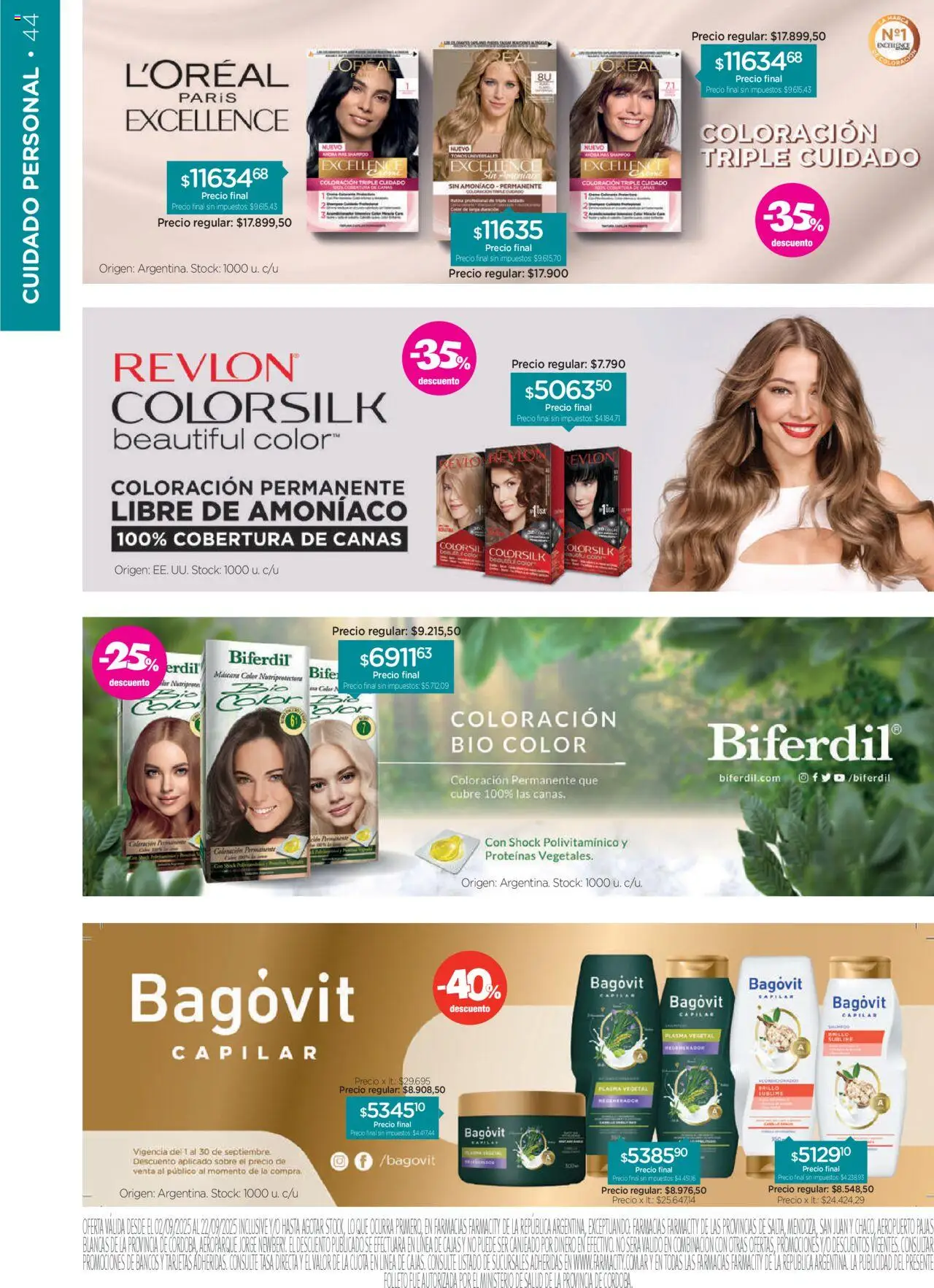 Farmacity catálogo │ válido desde el 02.09.2025 | Página: 44