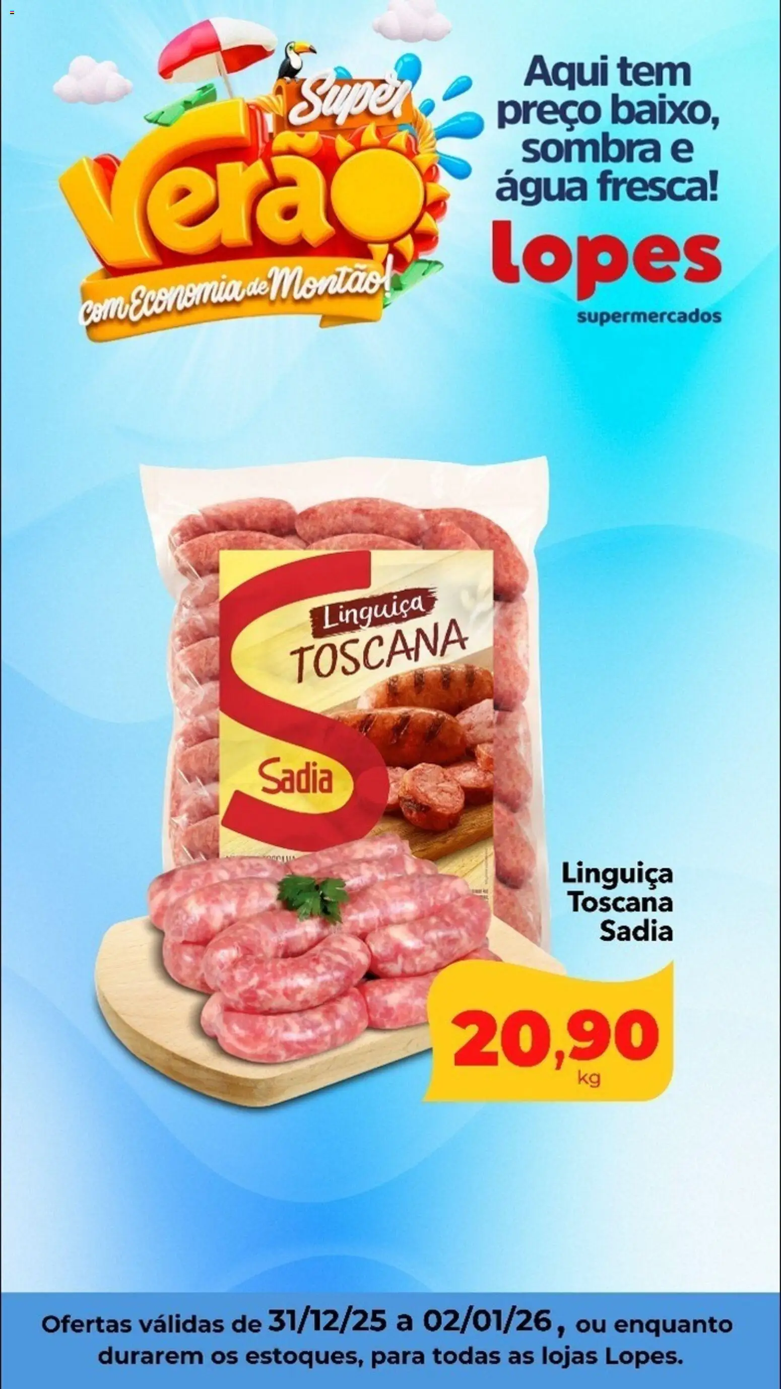 Lopes Supermercados Folheto - válido de 31.12.2025 | Página: 1