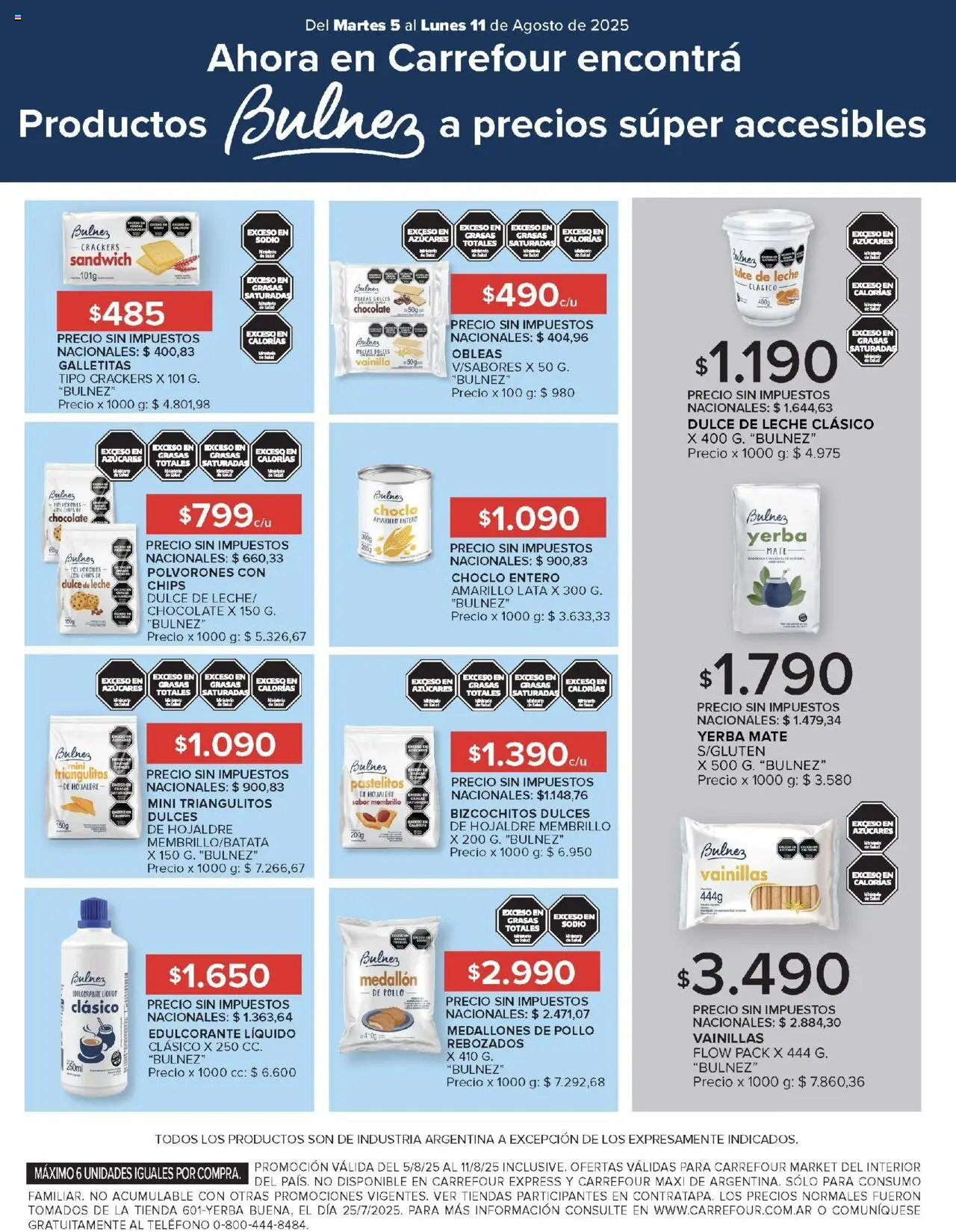Carrefour Market catálogo - Corrientes │ válido desde el 05.08.2025 | Página: 9 | Productos: Teléfono, Mate, Galletitas, Pollo