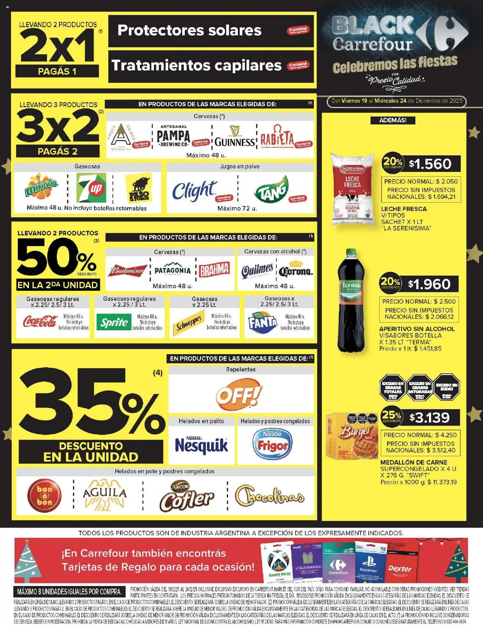 Carrefour ofertas │ válido desde el 19.12.2025 | Página: 42 | Productos: Teléfono, Caso, Botella, Polvo