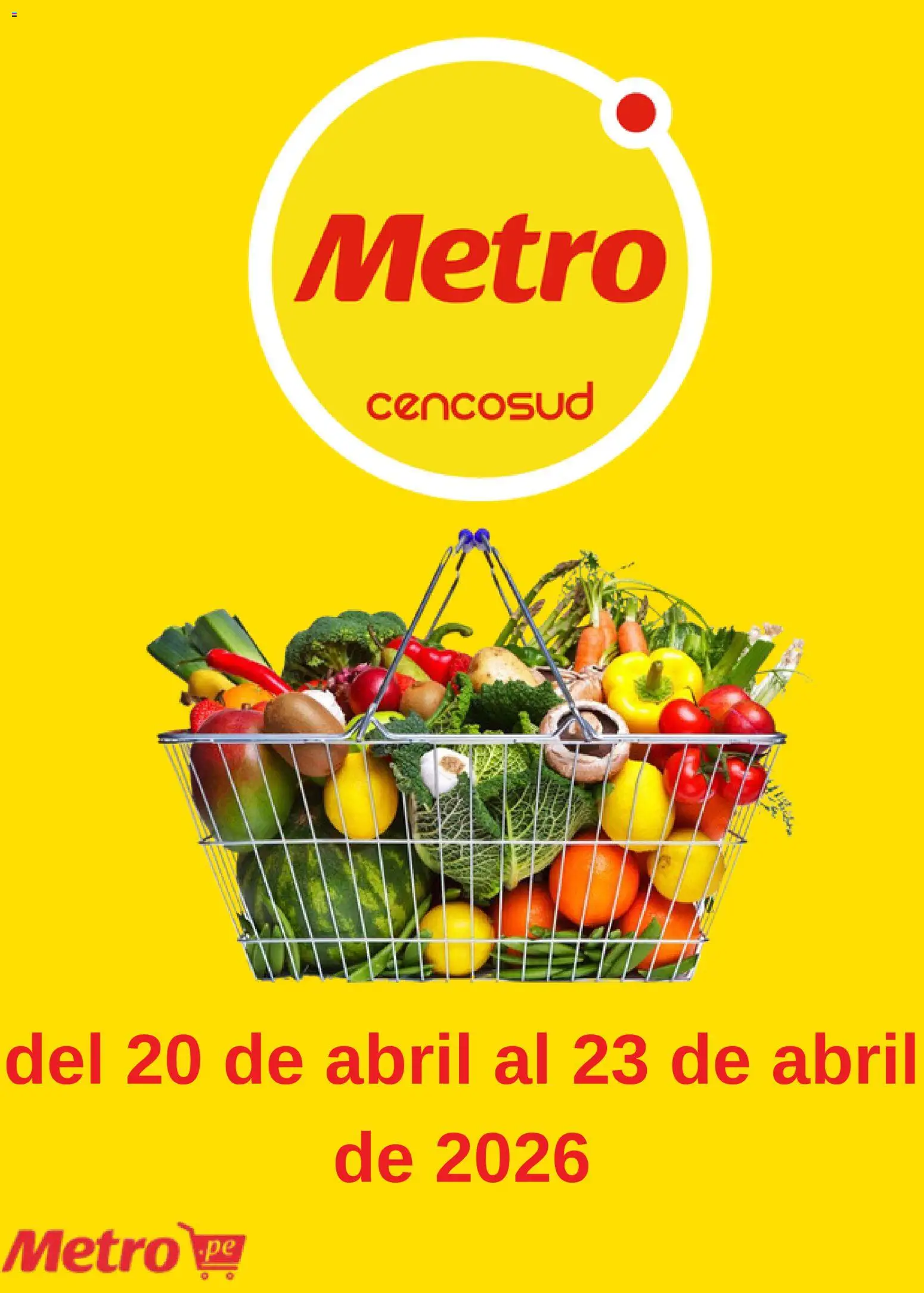 Catálogo Metro válido desde 20.04.2026 | Página: 1
