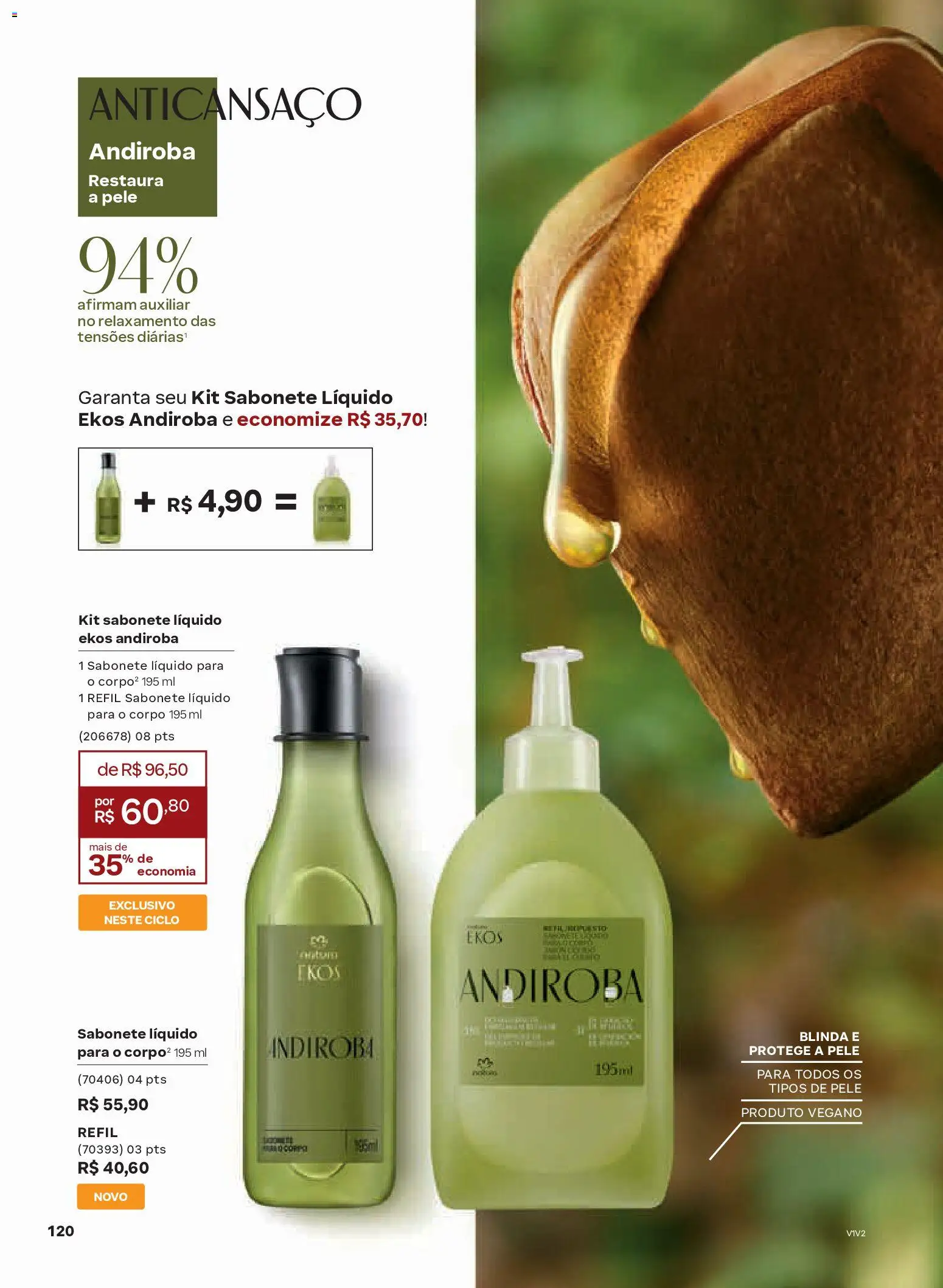 Natura Folheto - válido de 04.02.2026 | Página: 120 | Produtos: Sabonete, Sabonete líquido