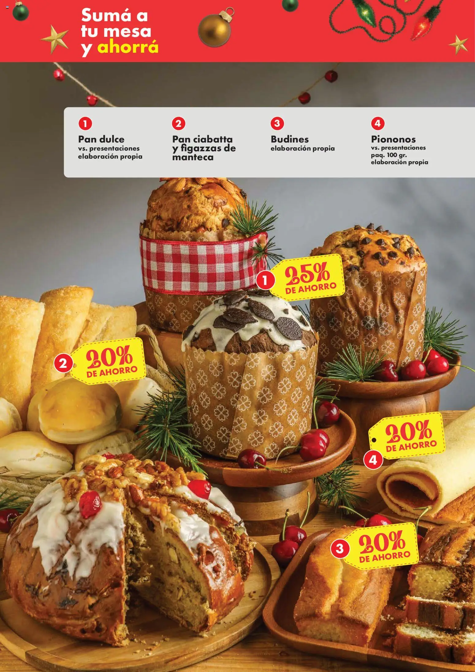 Vea - Especial Navidad  │ válido desde el 15.12.2025 | Página: 27 | Productos: Mesa, Manteca, Pan