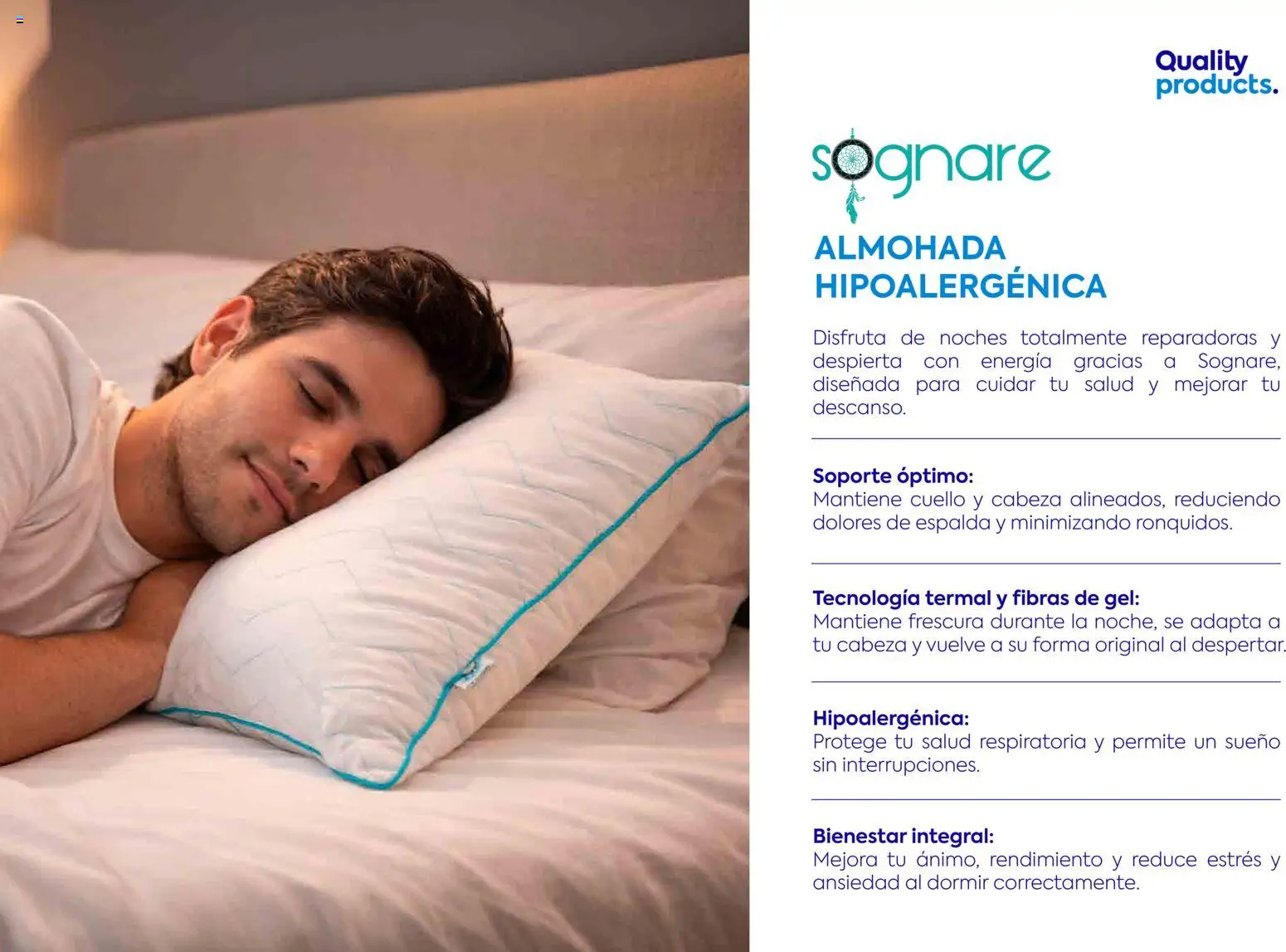 Catálogo Quality Products válido desde 01.04.2026 | Página: 106 | Productos: Almohada