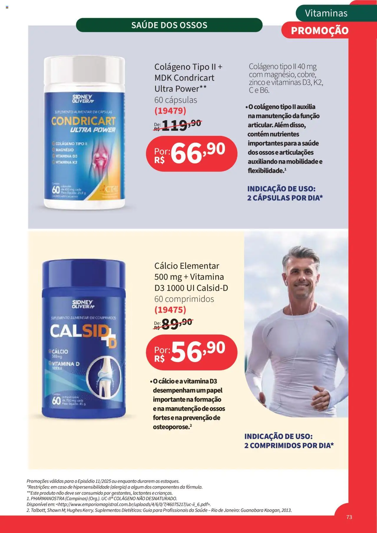Jequiti Folheto - válido de 01.08.2025 | Página: 73 | Produtos: Colágeno, Cálcio, Suplementos, Vitamina d