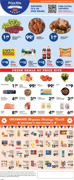 Preview of Price Rite weekly ads valid from 19.09.2025