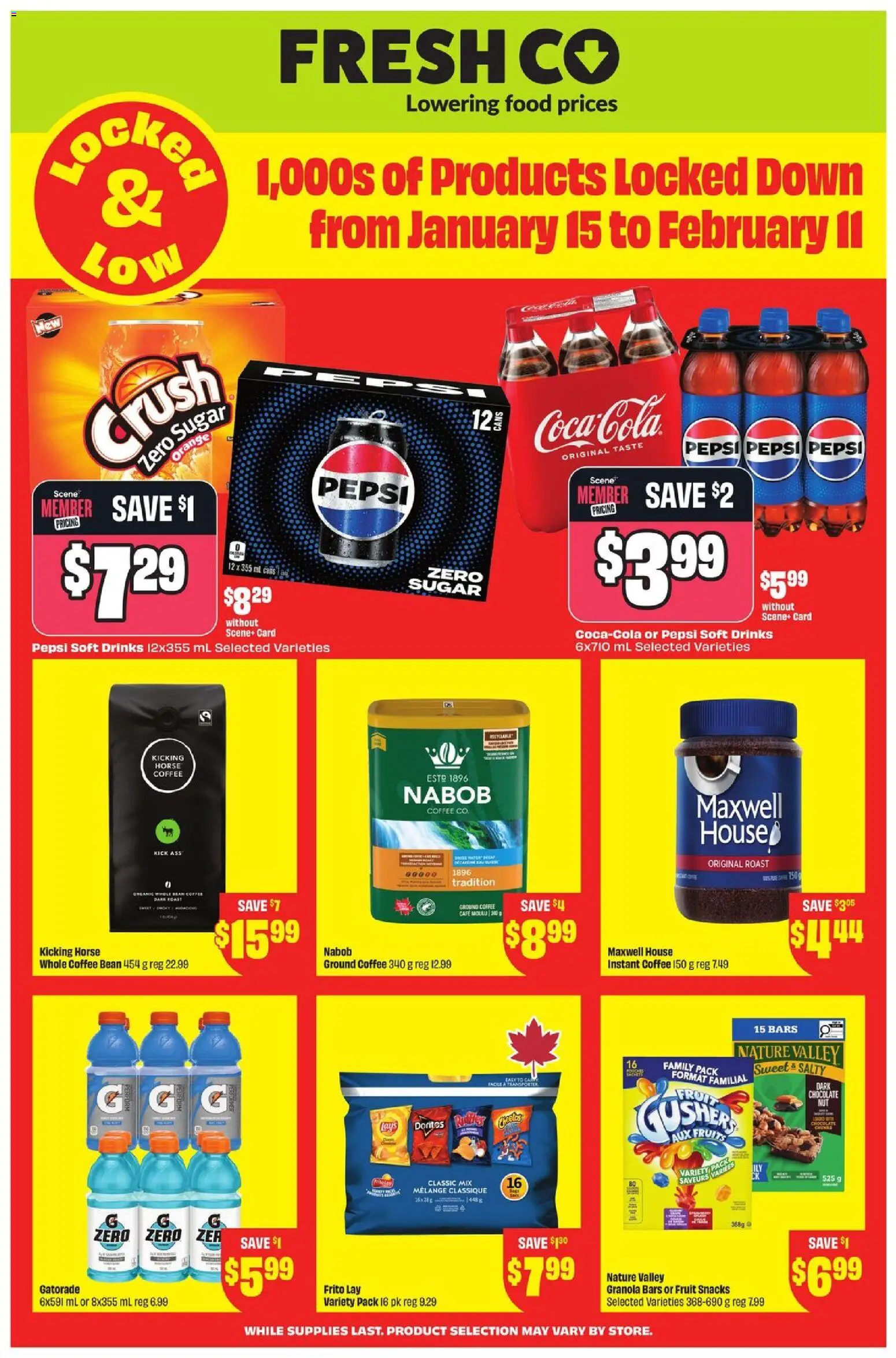 FreshCo flyer valid from 15.01.2026 | Page: 1 | Products: Coffee, Chocolate