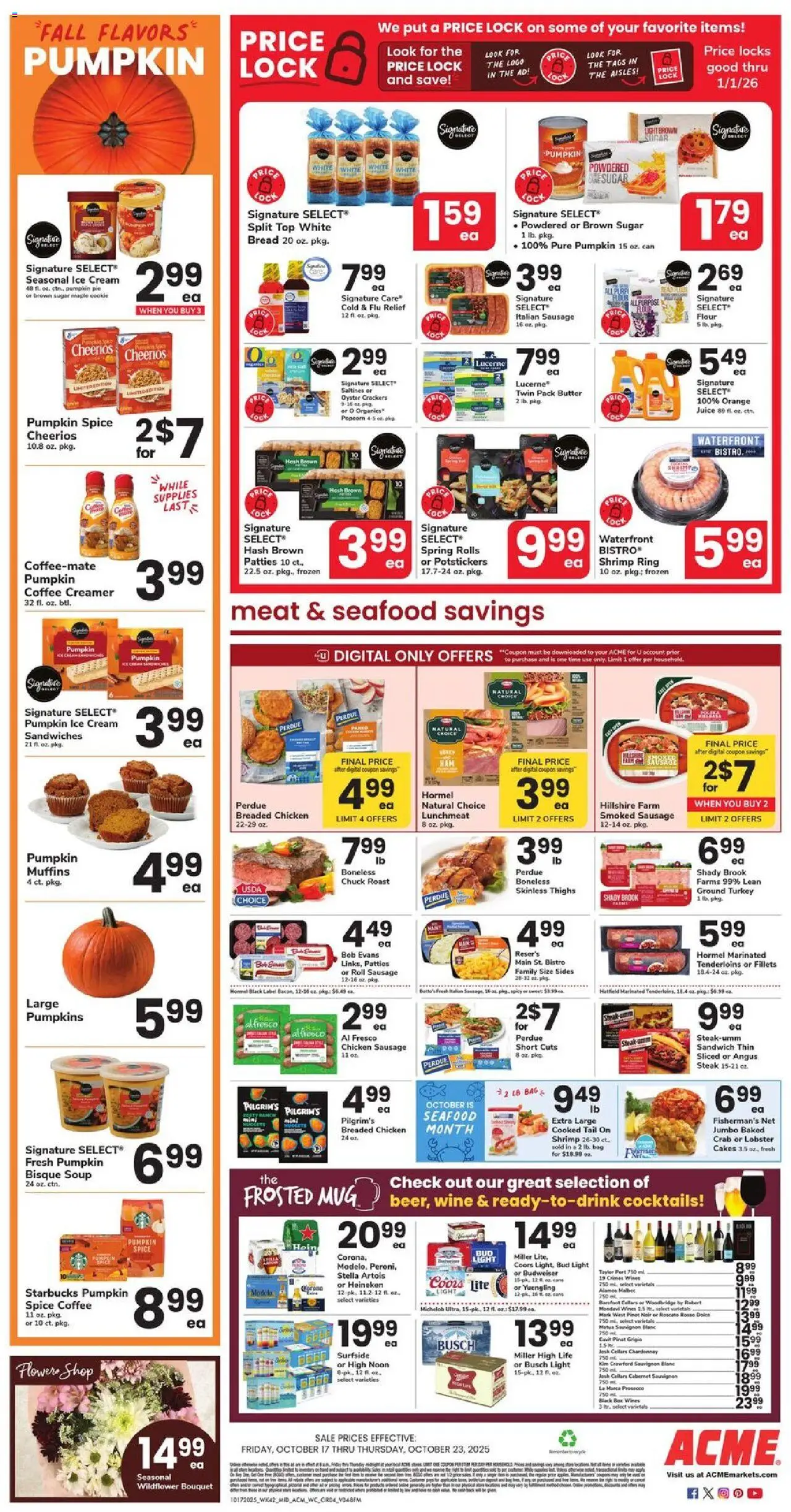 Acme Weekly Ad - PA - valid from 17.10.2025 | Page: 3 | Products: Box, Coffee, Seafood, Bag