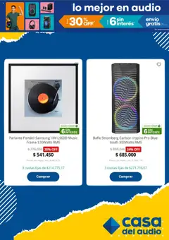 Vista previa Casa del Audio catálogo válido desde el 13.10.2025 | Página: 5 | Productos: Audio, Banco, Parlante