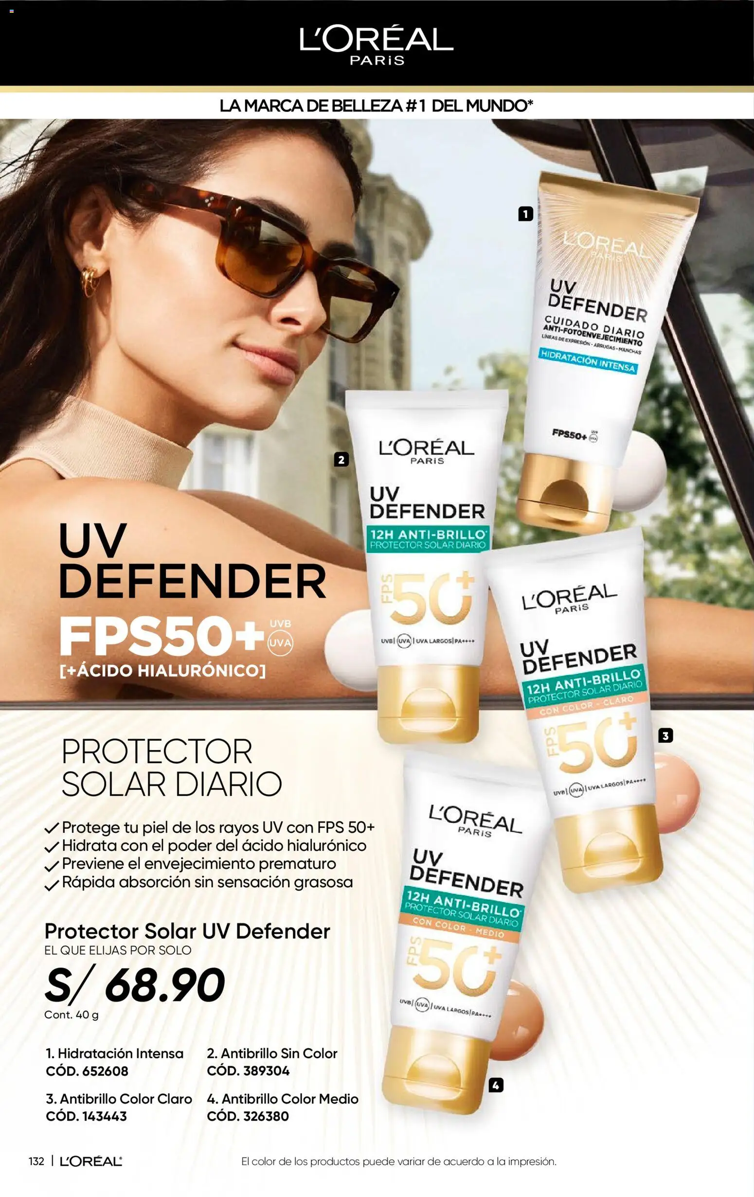 Catálogo Azzorti válido desde 24.11.2025 | Página: 134 | Productos: Protector solar