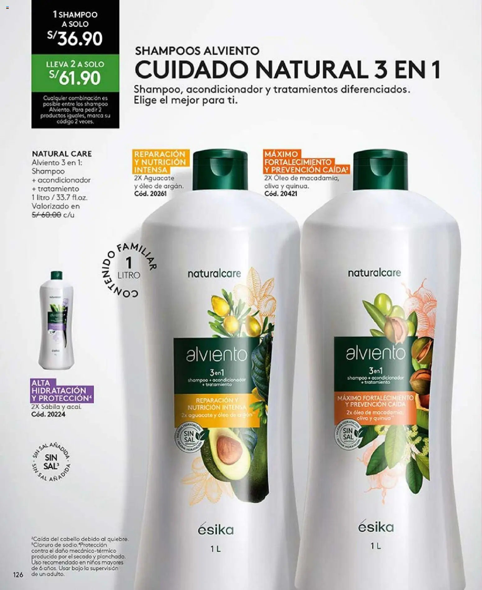 Catálogo Ésika válido desde 17.01.2026 | Página: 126 | Productos: Shampoo, Acondicionador