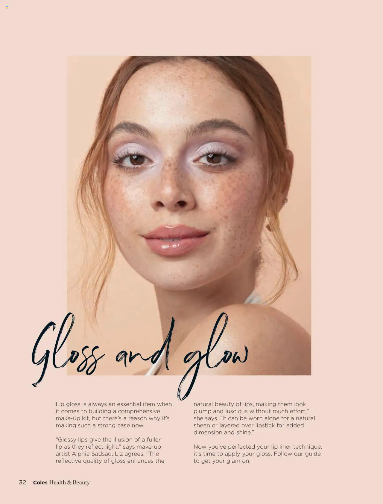 Coles catalogue - valid from 07.10.2024 | Page: 32 | Products: Lip gloss, Makeup, Case, Lip liner