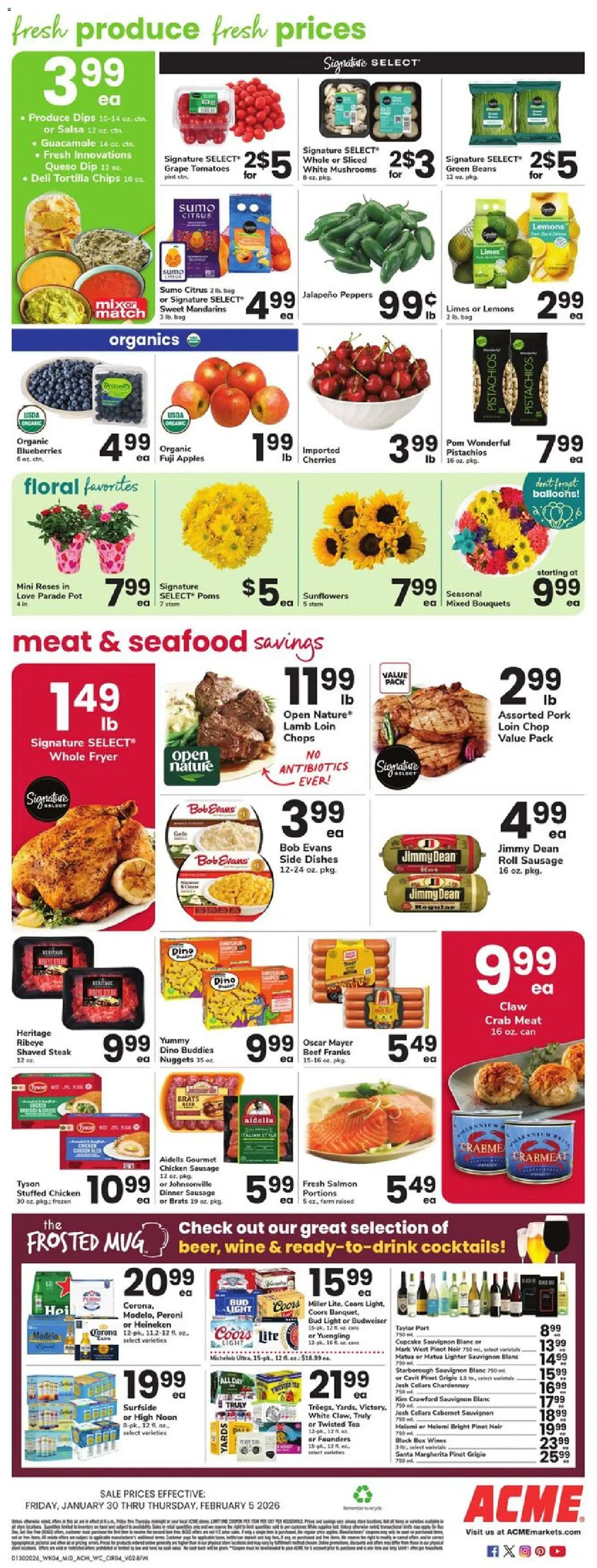 Acme Weekly Ad - valid from 30.01.2026 | Page: 3 | Products: Peppers, Tea, Garlic, Bag