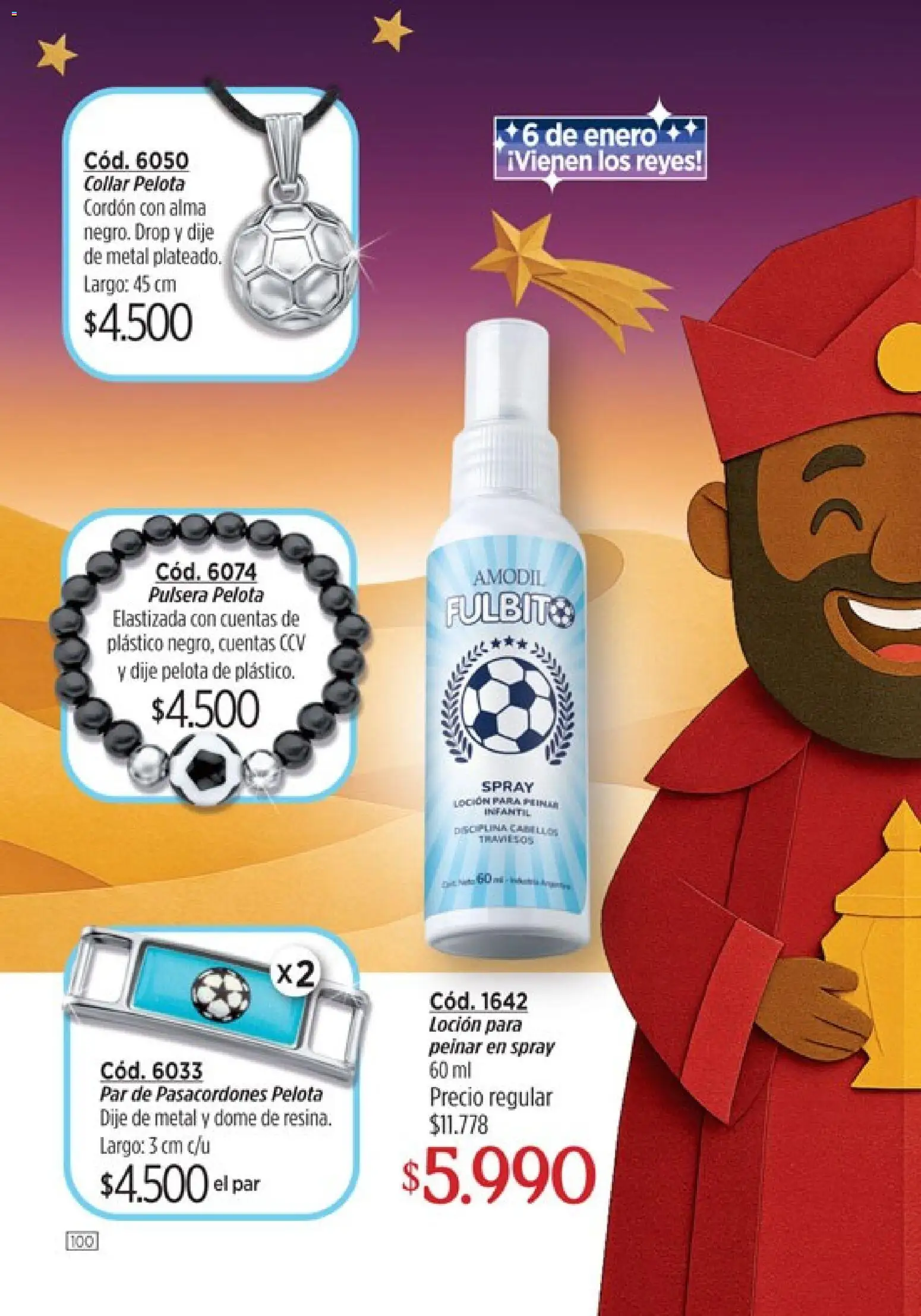 Amodil - Campaña 18/2025 │ válido desde el 30.11.2025 | Página: 100 | Productos: Collar, Peine, Dije, Loción