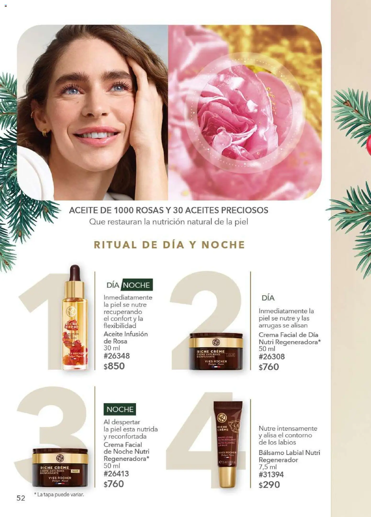 Nuevas ofertas de Yves Rocher válidas en toda la República Mexicana desde el 09.12.2025. ¡Encuentra las mejores ofertas en Yves Rocher campaña 17 2025! | Página: 52 | Productos: Crema, Contorno, Aceite, Bálsamo