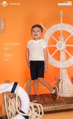 Vista previa de Del Sol y Woolworth catálogo Vacaciones 2026 , nuevo folleto de la tienda, válido en México a partir del 19.03.2026 | Página: 24 | Productos: Playera, Bermuda