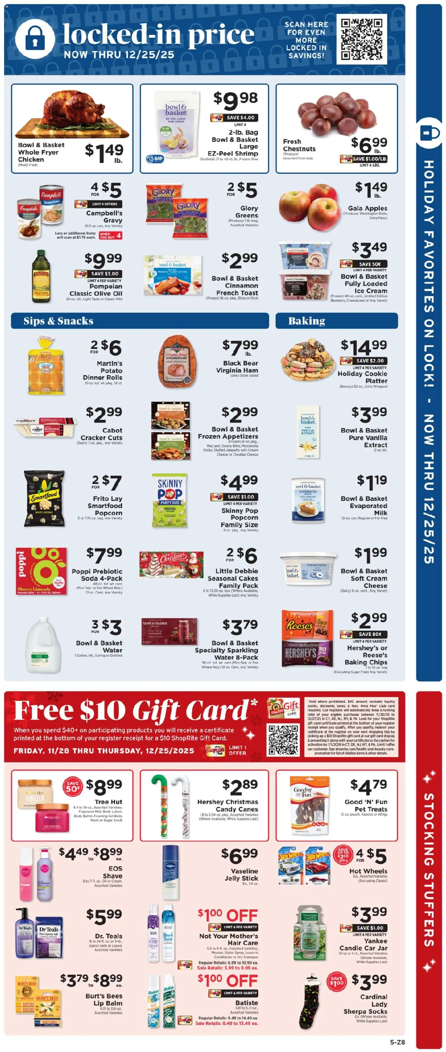 ShopRite Weekly Ad - valid from 04.12.2025 | Page: 6 | Products: Ham, Apples, Sugar, Bag