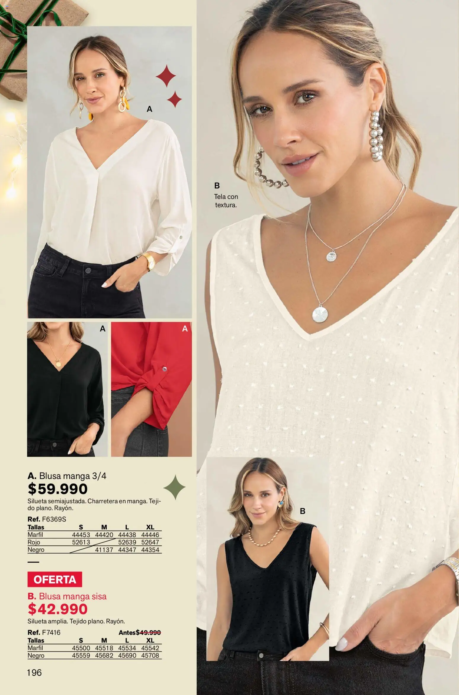 Leonisa revista - valida desde el 13.11.2025 | Página: 196 | Productos: Blusa