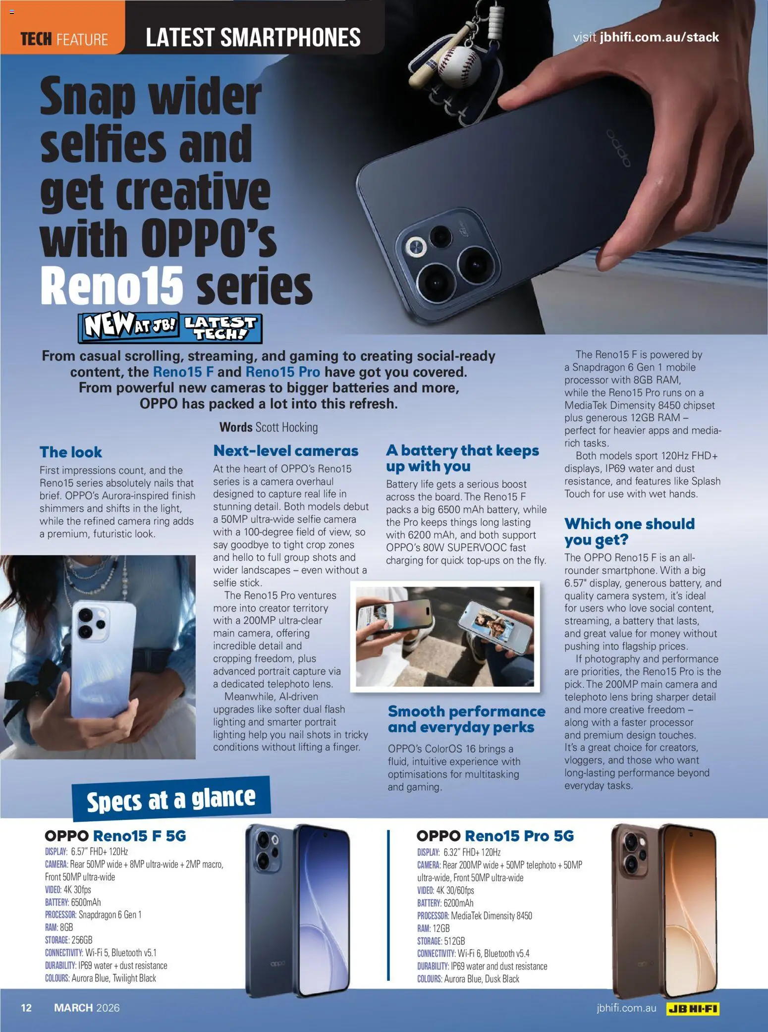 JB Hi-Fi catalogue - valid from 02.03.2026 | Page: 12 | Products: Battery, Water, Camera, Mobile