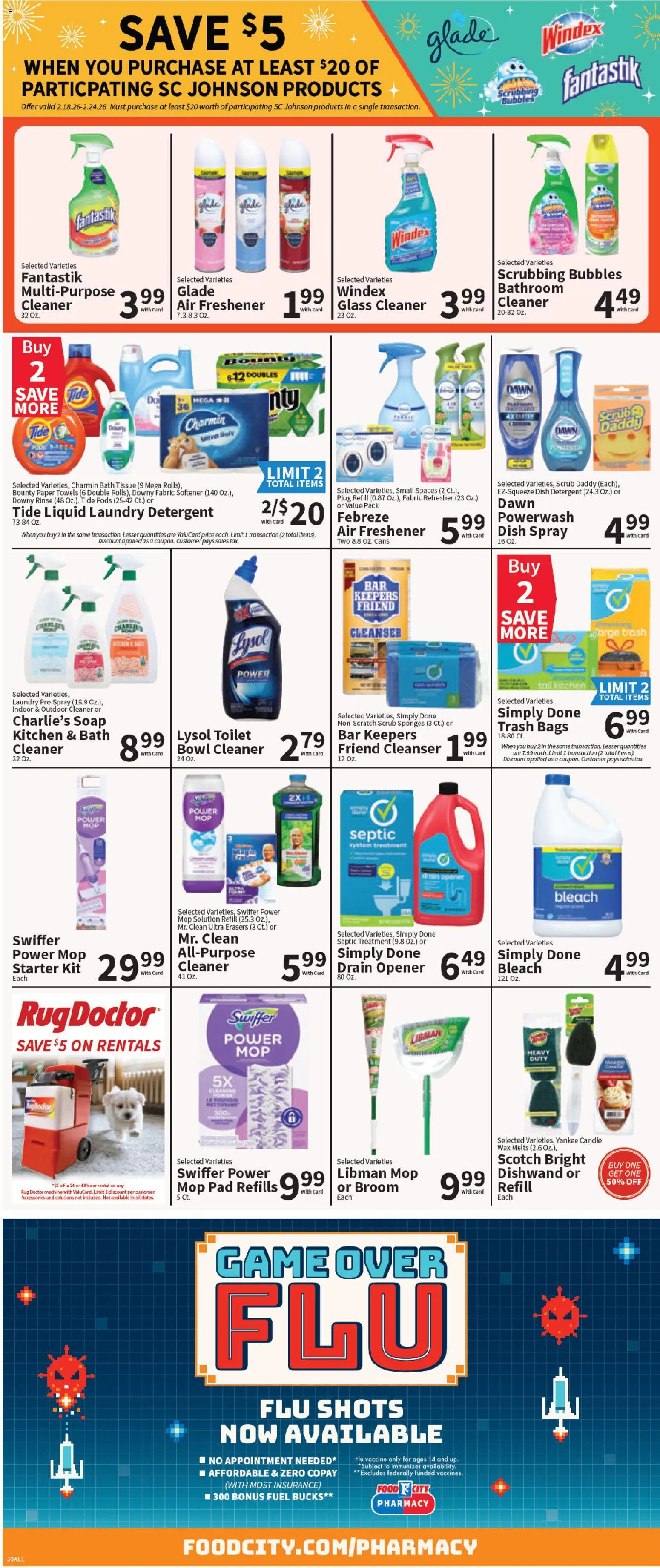 Food City Weekly Ad - valid from 18.02.2026 | Page: 7 | Products: Opener, Bath, Soap, Starter