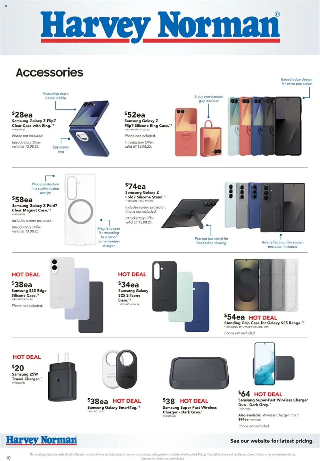 Harvey Norman catalogue - valid from 01.08.2025 | Page: 10 | Products: Accessories, Phone, Screen, Wireless charger