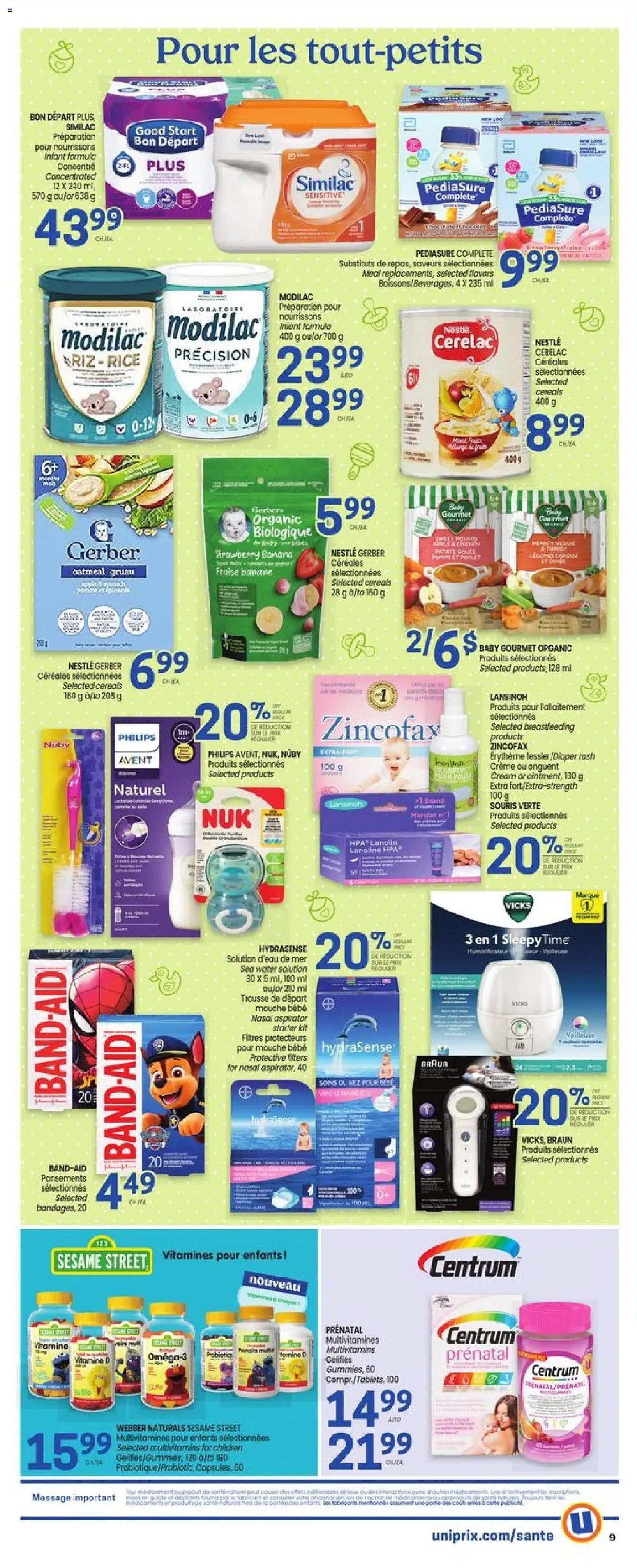Uniprix flyer valid from 11.12.2025 | Page: 10 | Products: Rice, Cereals, Cream, Chocolate