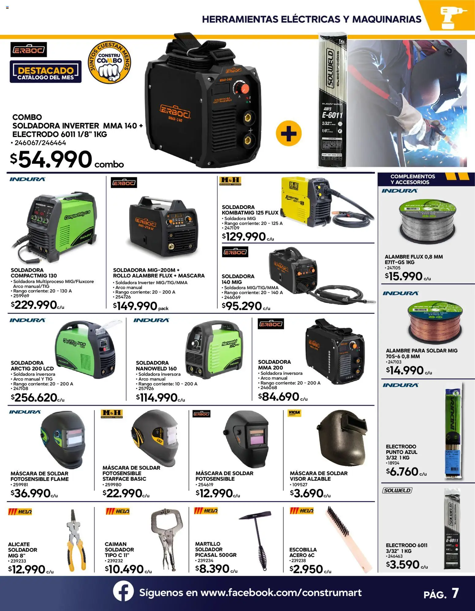 Construmart Ofertas │ válido desde el 01.03.2026 | Página: 7 | Productos: Escobilla, Alicate, Máscara, Martillo