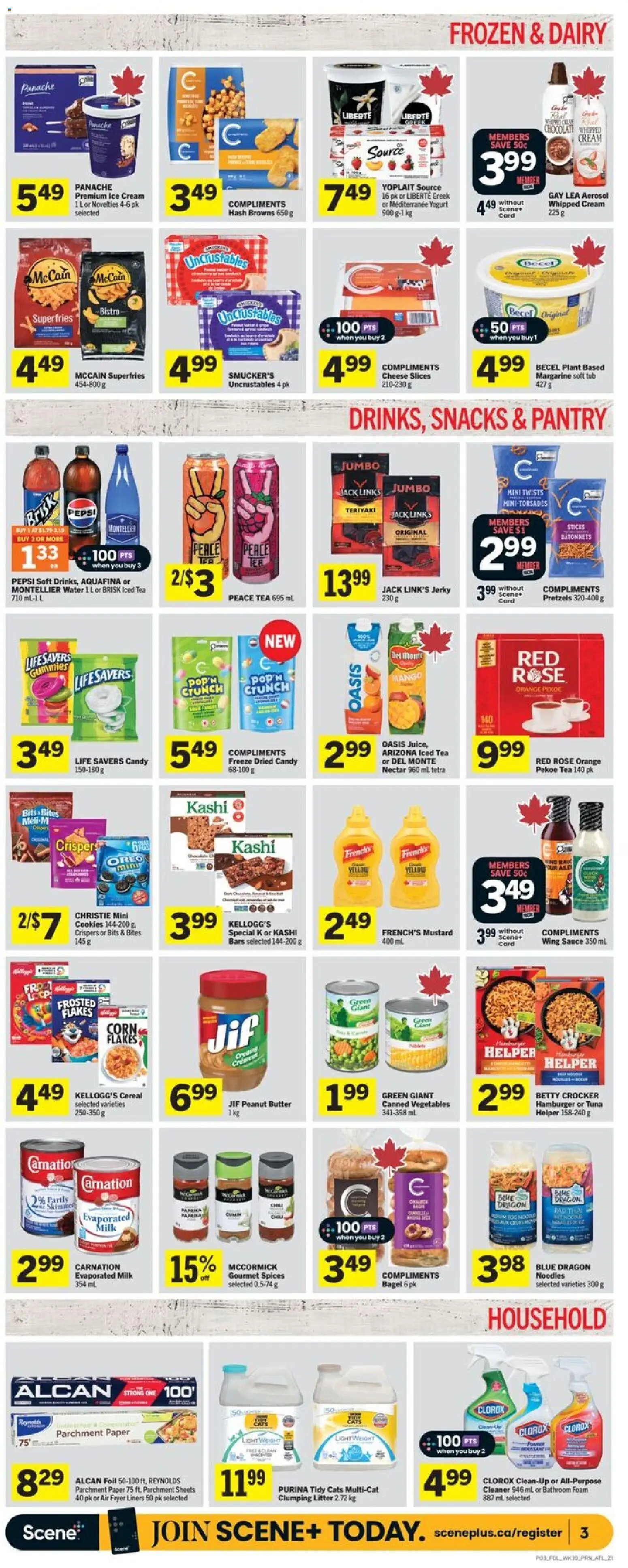 Foodland flyer valid from 22.01.2026 | Page: 4 | Products: Noodles, Flakes, Fryer, Butter