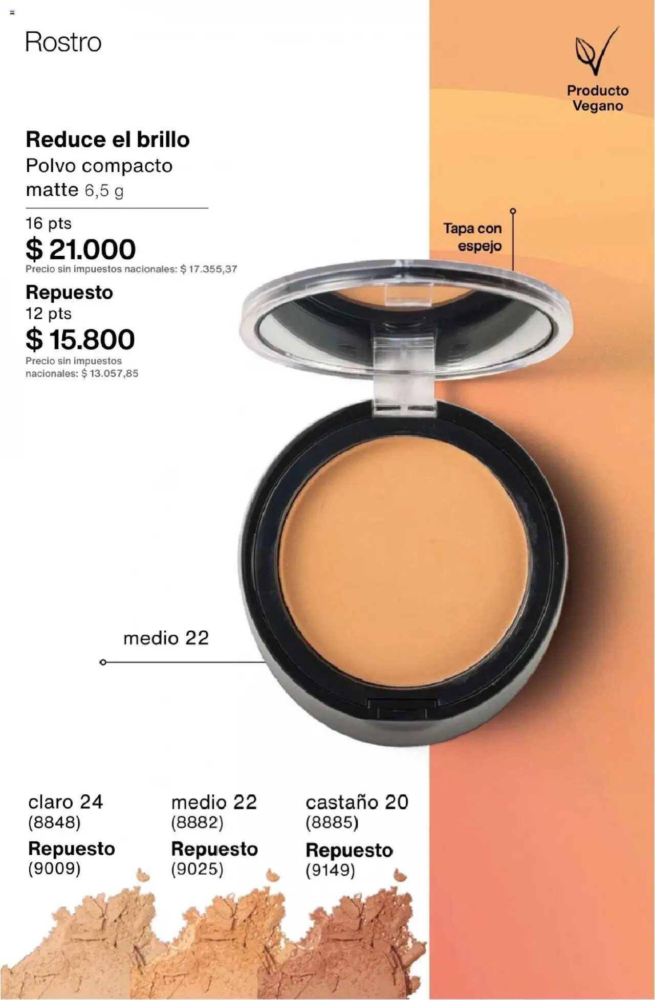 Natura - Catálogo Ciclo 15 │ válido desde el 01.10.2025 | Página: 132 | Productos: Espejo, Polvo, Brillo, Polvo compacto