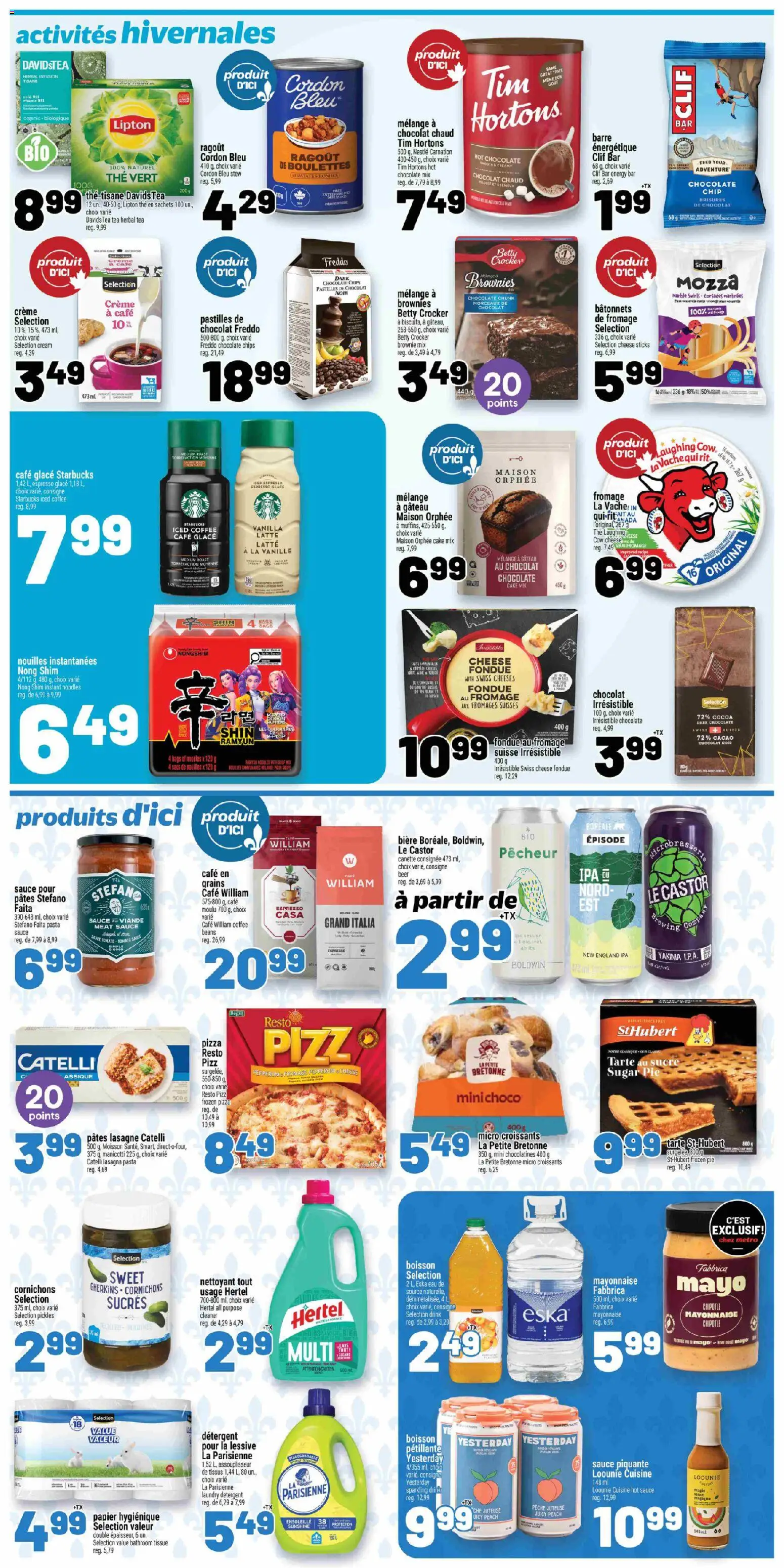 Metro flyer valid from 22.01.2026 | Page: 17 | Products: Tea, Cheese, Pizza, Beer