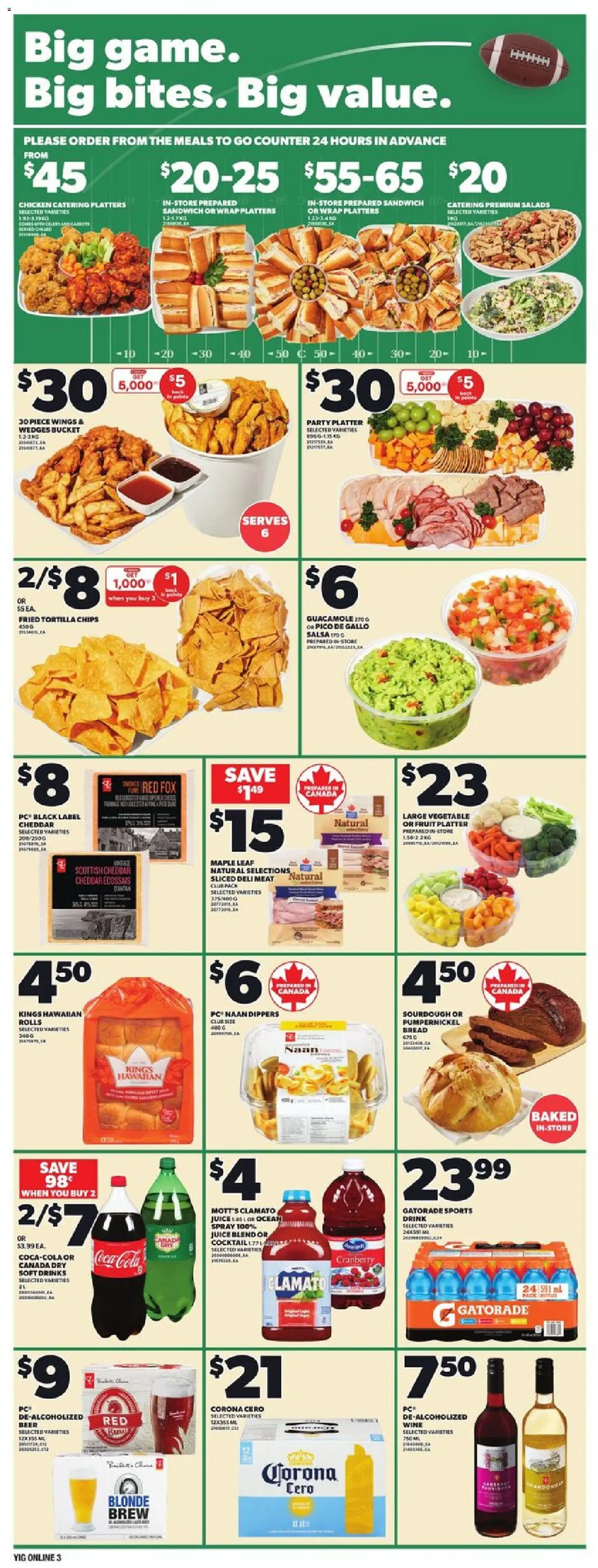 Independent Grocer flyer valid from 13.11.2025 | Page: 10 | Products: Chips, PC, Wine, Chicken