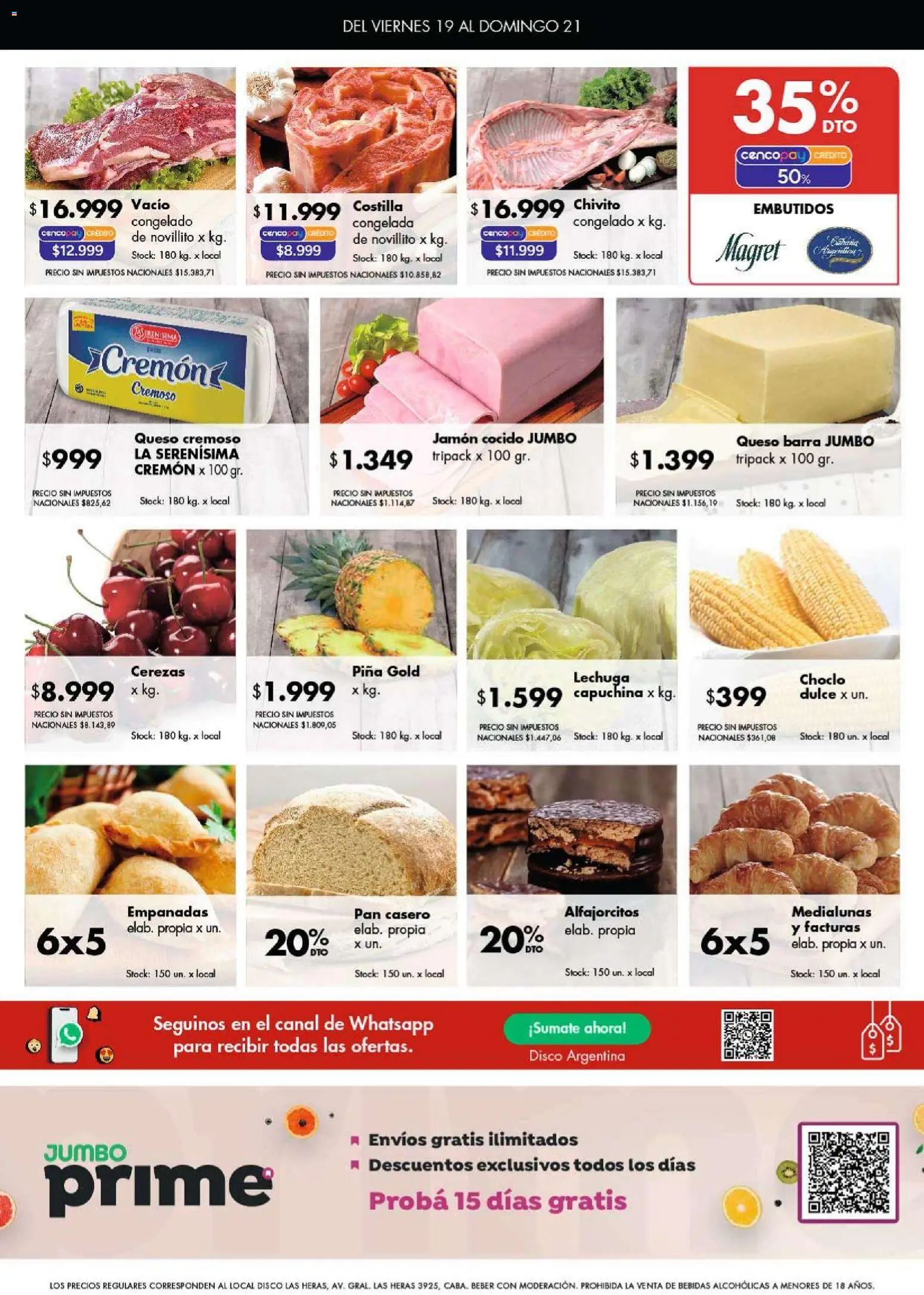 Disco - Ofertas | Córdoba │ válido desde el 18.12.2025 | Página: 7 | Productos: Disco, Jamón cocido, Lechuga, Queso