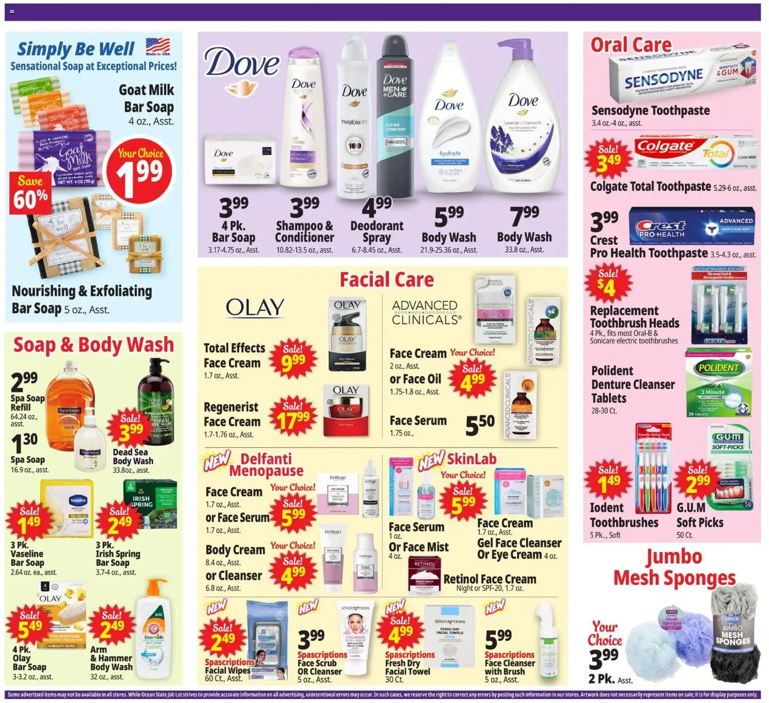 Ocean State Job Lot Weekly Ad - MA - valid from 15.01.2026 | Page: 10 | Products: Shampoo, Eye Cream, Oil, Bar Soap