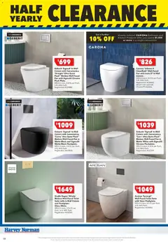 Preview of Harvey Norman - Bathroom Clearance - valid from 25.12.2025 | Page: 8