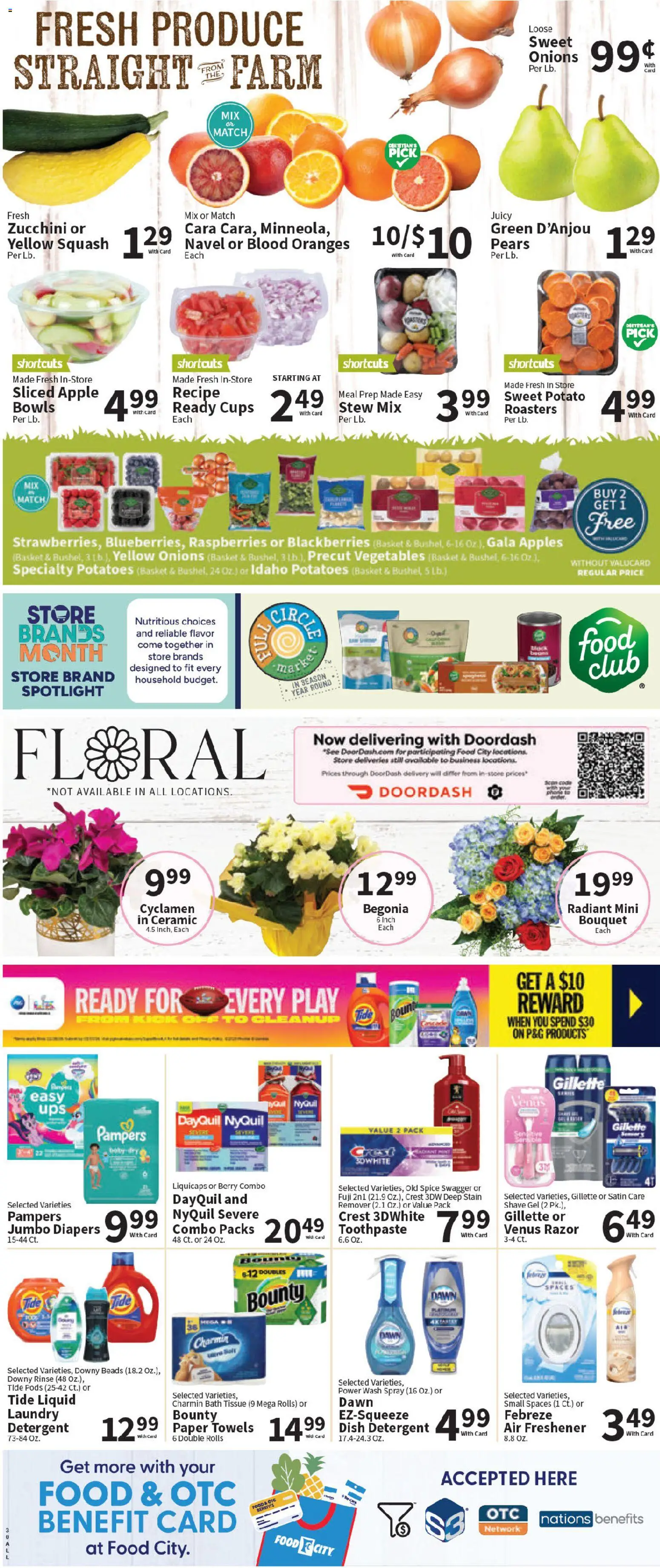 Food City Weekly Ad - valid from 23.01.2026 | Page: 5 | Products: Squash, Detergent, Potatoes, Vegetables