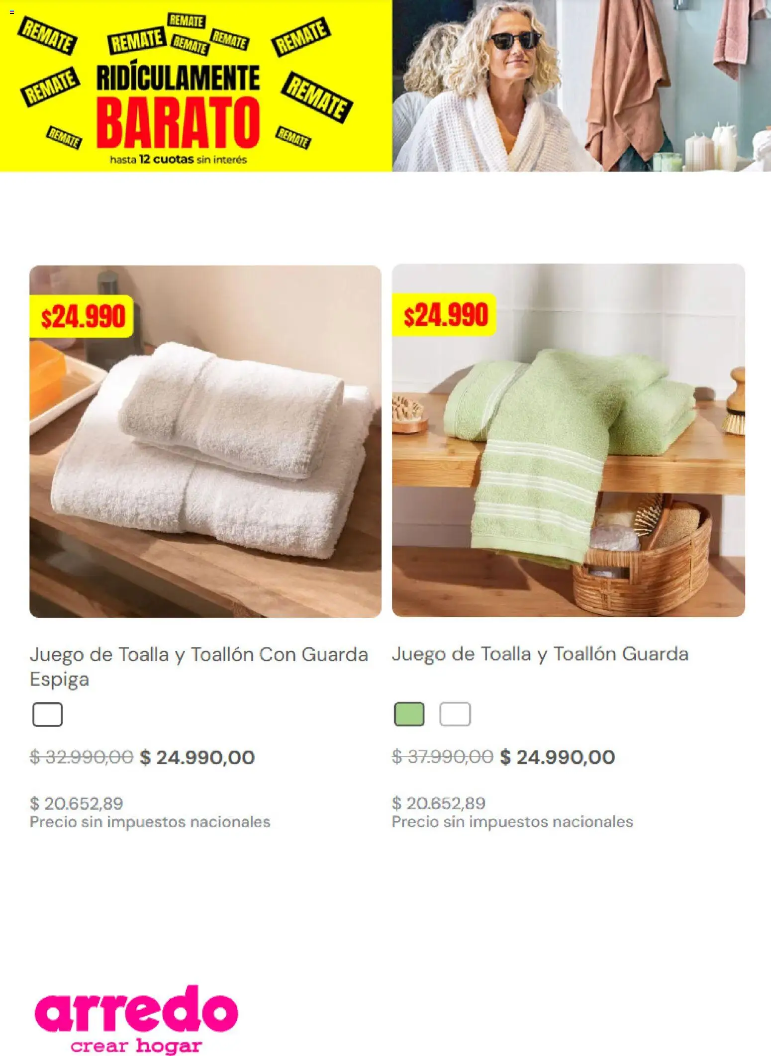 Arredo catálogo │ válido desde el 11.12.2025 | Página: 8 | Productos: Toalla