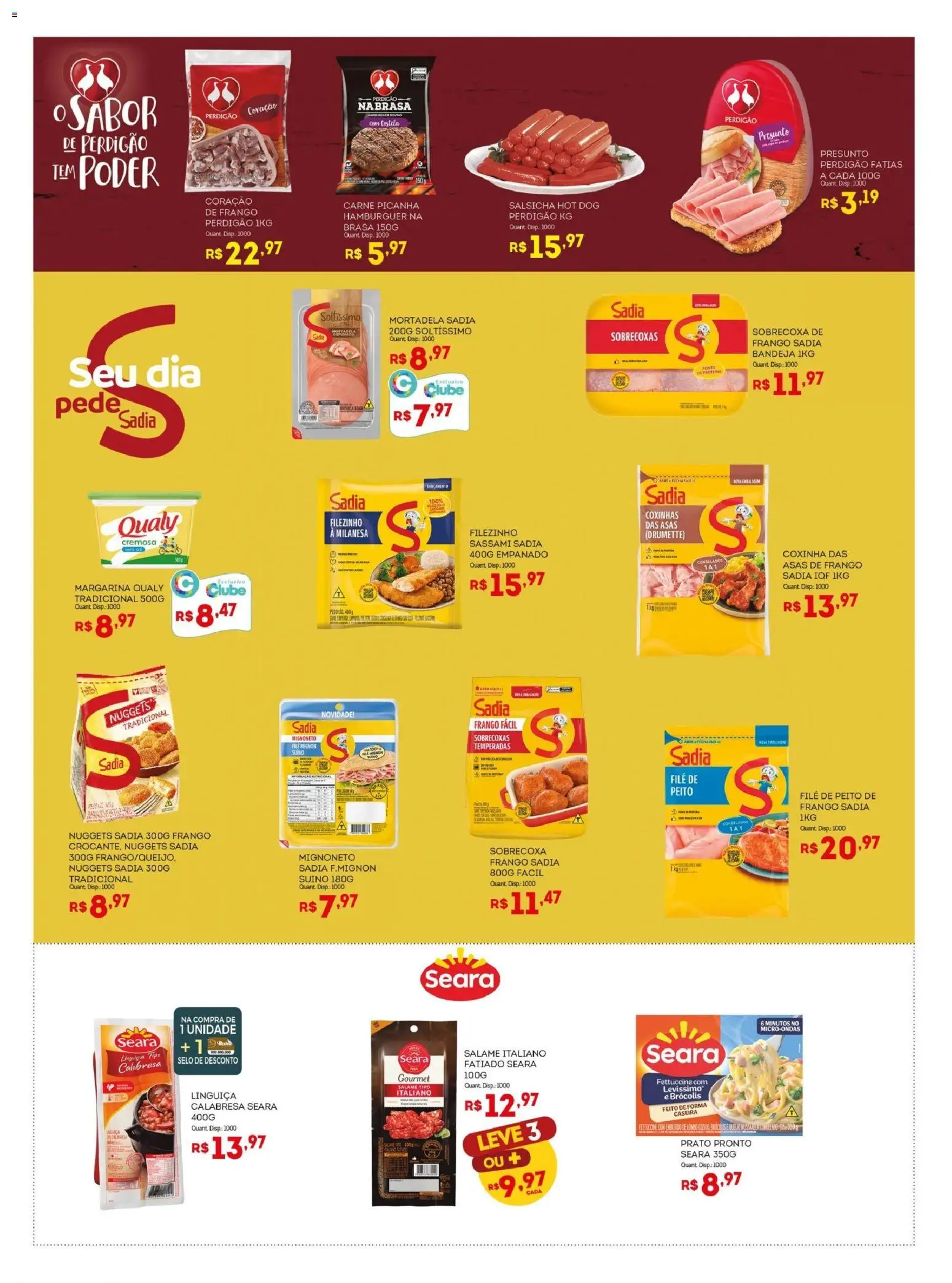 Bistek Supermercados Folheto - válido de 19.11.2025 | Página: 13 | Produtos: Coração de frango, Microondas, Hambúrguer, Brócolis