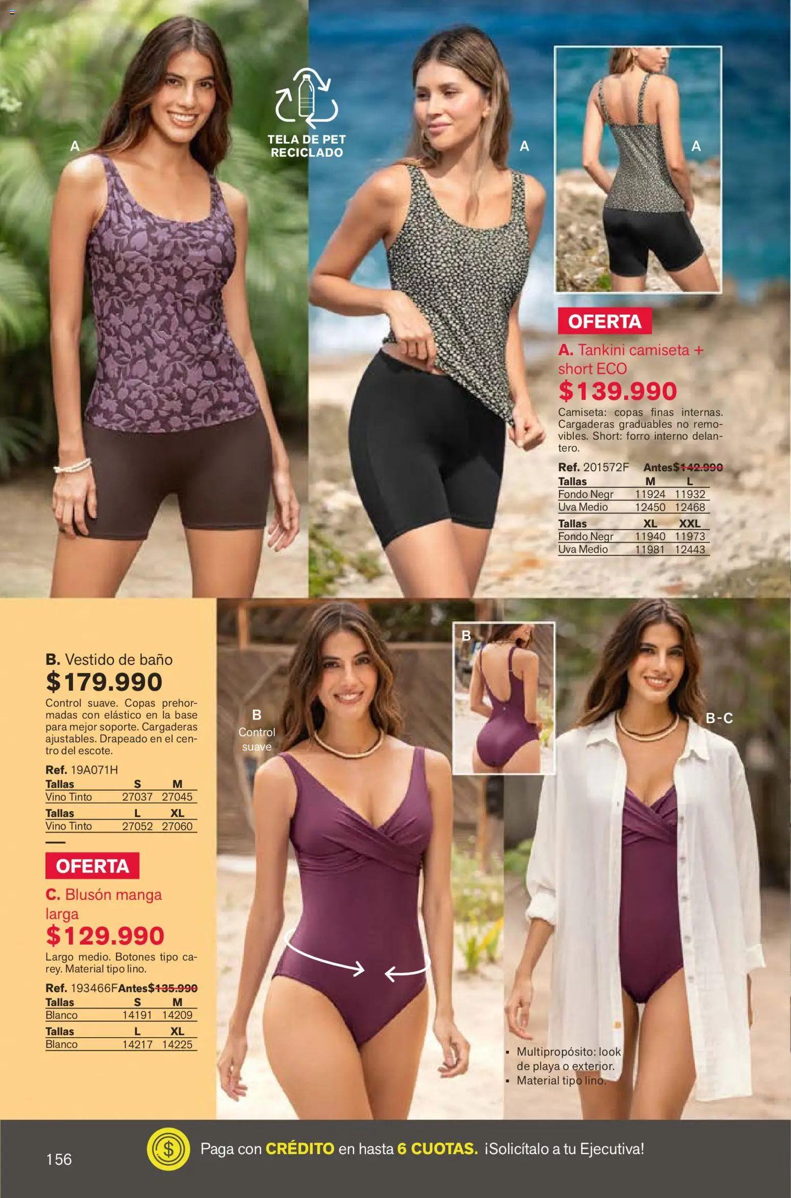 Leonisa revista - valida desde el 07.12.2025 | Página: 156 | Productos: Short, Uva, Vestido, Vestido de baño